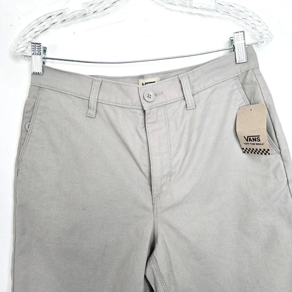NWT Vans Intersect Drizzle Shorts size 28 Gray Greige in color Skate Shorts